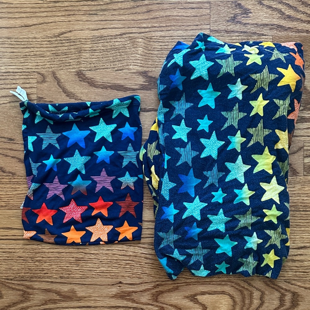 Little Sleepies Stanard Crib Sheet + Matching Bag (Shades of Stars)